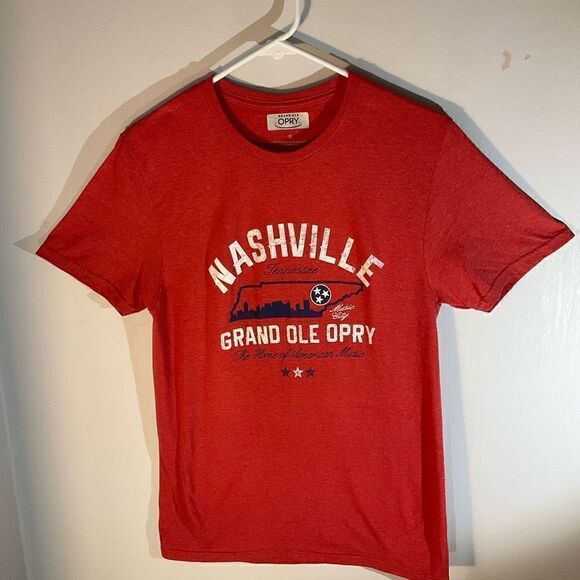 Nashville Red Grand Ole Opry TShirt, Small - Picture 3 of 8